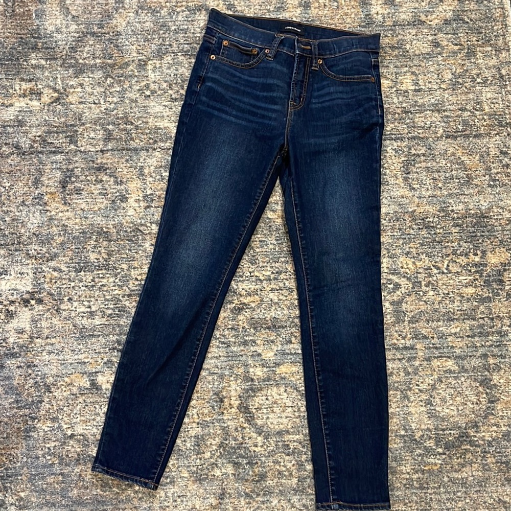 J. Crew Women's High Rise Jeans - Dark Blue